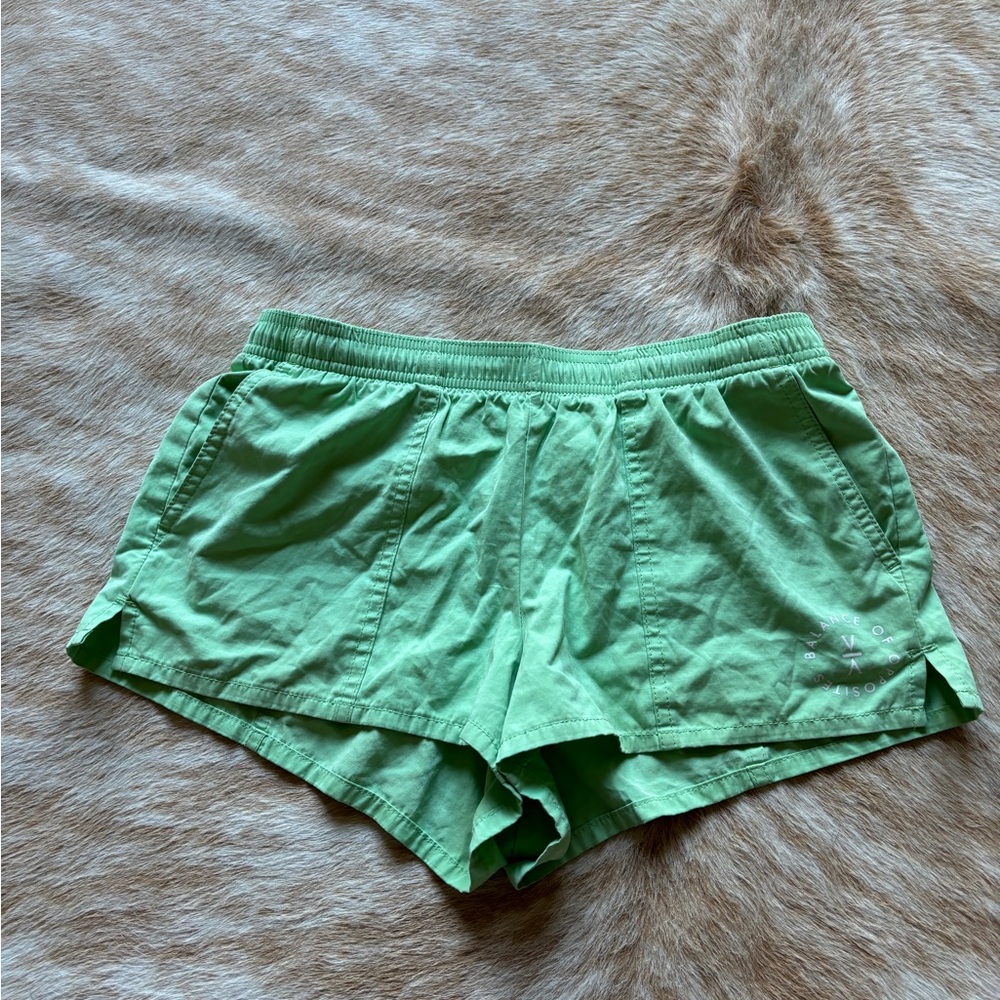 RVCA women’s pastel green board shorts